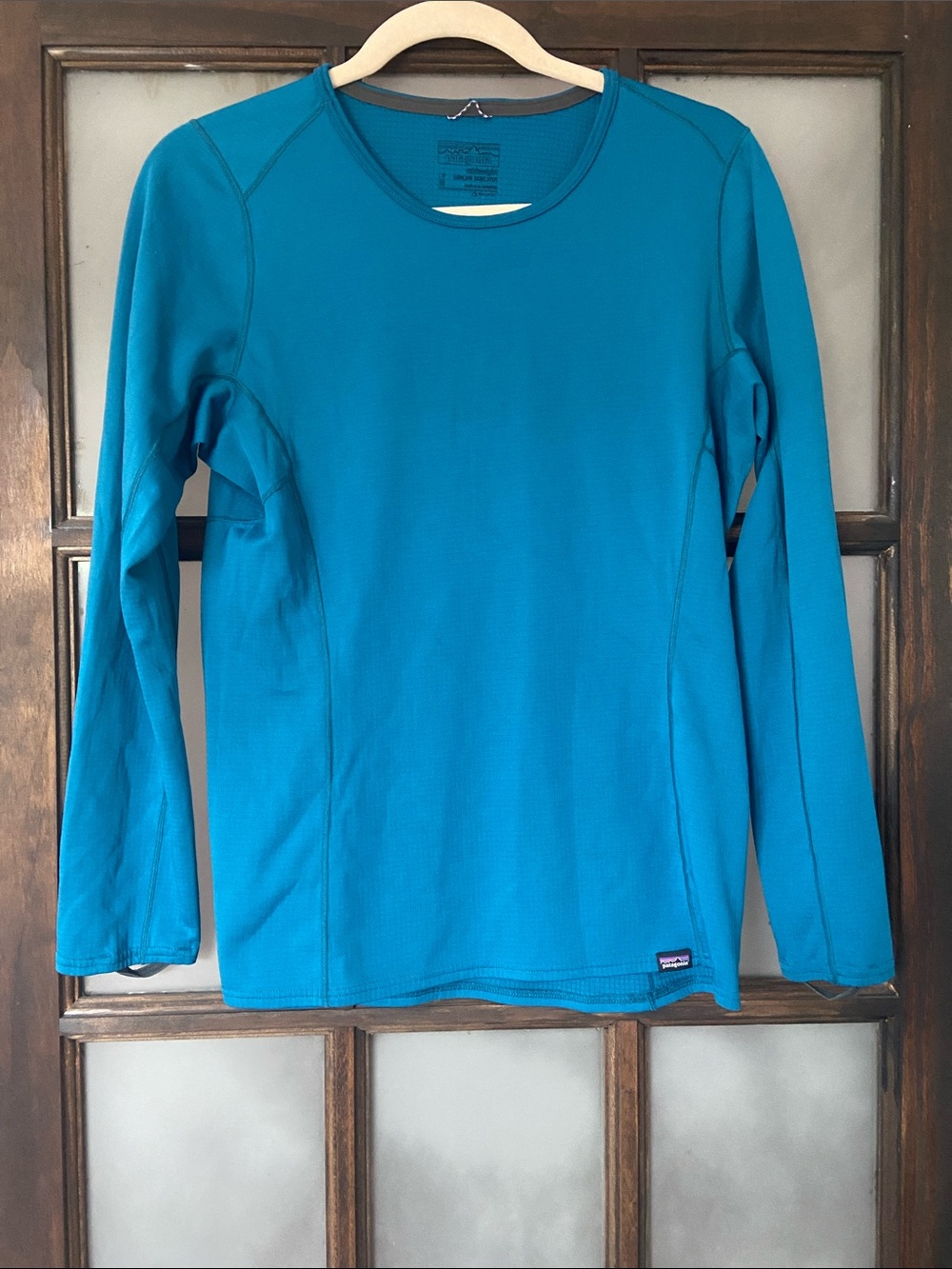 Patagonia Teal Capilene Baselayer Top